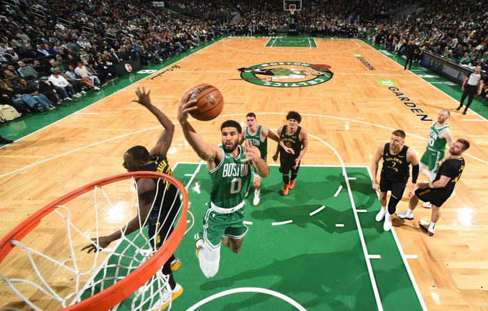 塔图姆复出第六战砍24+10率队大胜勇士 绿军战绩